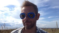 Arūnas Sakalauskas filmuojant &bdquo;Senekos dieną&rdquo;