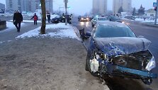 Avarija Statybininkų-Liki&scaron;kėlių gatvių sankryžoje, Alytuje