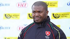 Lietuvos regbio rinktinės treneris Ntando Manyosha.