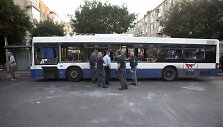 Autobusas, kuriame susprogdinta bomba