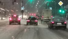 Lietuvos keliuose siaučia pūga: automagistralė Kaunas - Vilnius