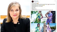 Seimo narei Au&scaron;rai Papirtienei teko ai&scaron;kintis etikos sargams: suknelių reklamos veidu tapo netyčia?