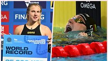 Pasaulio rekordą 50 m krūtine rungties pusfinalyje pagerinusi Rūta Meilutytė apdovanota 25 tūkst. dolerių.