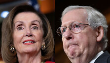 Nancy Pelosi ir Mitchas McConnellas 