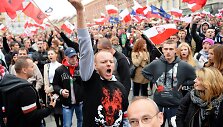 Protesto Var&scaron;uvoje akimirka