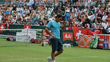 Rogeris Federeris treniruotėje 