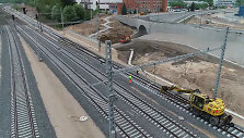 Rail Baltic railway stretch between Kaunas and Palemonas