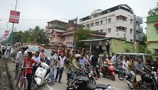 Kathmandu po stipraus žemės drebėjimo