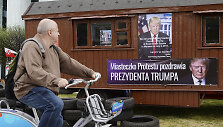 Var&scaron;uva baigia ruo&scaron;tis Donaldo Trumpo vizitui