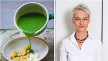 Nida Degutienė ir jos virta dilgėlių sriuba su bulvių kukuliukais