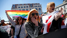 Protestas prie&scaron; homofobiją ir transfobiją Tbilisyje, 2017 m.