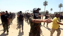 &Scaron;iitų grupuotės &bdquo;Kata'eb Hezbollah&ldquo; kovotojai