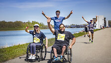 &bdquo;Wings for Life&ldquo; bėgimo akimirka