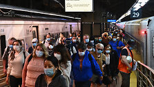 Metro keleiviai Niujorke