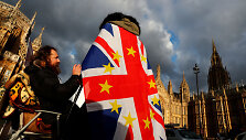 Demonstracija prie&scaron; &bdquo;Brexit&ldquo;