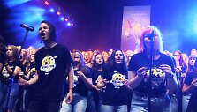 &bdquo;Rock in &Scaron;iauliai 2019&ldquo; - &Scaron;iaulių arenoje klasikinius roko kūrinius grojo ir dainavo per 350 jaunuolių