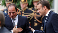Abdel Fattahas al Sisi ir Emmanuelis Macronas