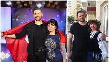 Jurijus Veklenko su mama Svetlana