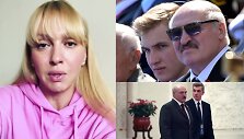 Olia Poliakova, Aliaksandras Luka&scaron;enka su sūnumi Nikolajumi