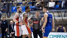 Pasvalio &bdquo;Pieno žvaigždės&ldquo; &ndash; Vilniaus &bdquo;Rytas&ldquo;. Justinas Gorhamas ir Simas Jarumbauskas