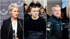 Nida Grunskienė, Darius &Scaron;erpytis ir Arūnas Paulauskas