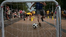Palangos vasaros parke &ndash; Lietuvos moterų futbolo čempionių i&scaron;&scaron;ūkis poilsiautojams