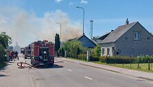Kretingoje, Klaipėdos gatvėje, degė medinis daugiabutis.