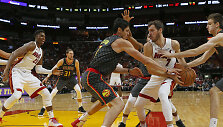 G.Dragičius ir &bdquo;Miami Heat&ldquo; krep&scaron;ininkai NBA kontrolinėse rungtynėse įveikė &bdquo;Atlanta Haws&ldquo; ekipą.