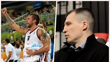 Armandas &Scaron;kelė (kairėje) pasakojo apie savo komandos draugą Tomą Pačėsą.