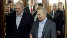 Aliaksandras Luka&scaron;enka ir Vladimiras Putinas