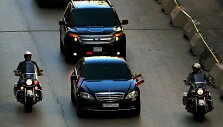 Francois Hollande'o kortežas Beirute