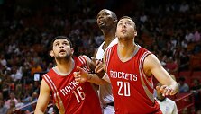 Donatas Motiejūnas, Kostas Papanikolaou ir &bdquo;Heat&ldquo; žvaigždė Chistas Boshas