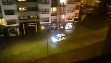 Įvykio vietoje S.Žukausko gatvėje Vilniuje