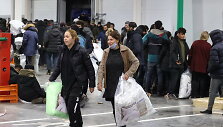 Migrantai logistikos centre Baltarusijoje