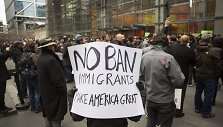 Protestas prie&scaron; D.Trumpo politiką