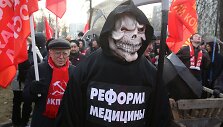 Medikų protestas Maskvoje