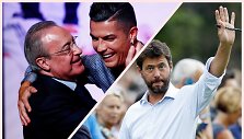 Madrido &bdquo;Real&ldquo; prezidentas Florentino Perezas ir &bdquo;Juventus&ldquo; prezidentas Andrea Agnelli turi minčių surengti futbolo Superlygą.