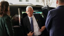 Gantz'as susitinka su Blinken'u Va&scaron;ingtono Valstybės departamente. / Kevin Lamarque / REUTERS
