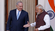 B,Netanyahu ir N.Modi Indijoje
