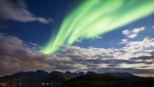 Norvegijos Lofoteno salose &scaron;okanti &Scaron;iaurės pa&scaron;vaistė
