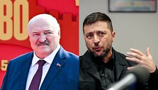 Aliaksandras Luka&scaron;enka, Volodymyras Zelenskis