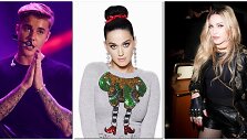 Justinas Bieberis, Katie Perry, Madonna