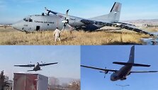 Turkijos karinis lėktuvas praskrido itin žemai vir&scaron; miesto ir nusileido avariniu būdu 