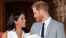 Meghan Markle ir princas Harry su pirmagimiu Archie