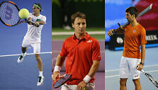 Rogeris Federeris, Ričardas Berankis, Novakas Džokovičius