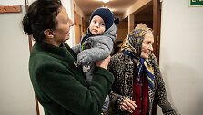 Pabėgėlių registracijos centras Lenkijoje 