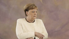 Drebulio krečiama A.Merkel