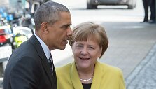 Barackas Obama ir Angela Merkel