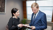 Remigijus &Scaron;ima&scaron;ius ir Evelina Karalevičienė