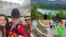 Dovilė Filmanavičiūtė su draugėmis Albanijoje